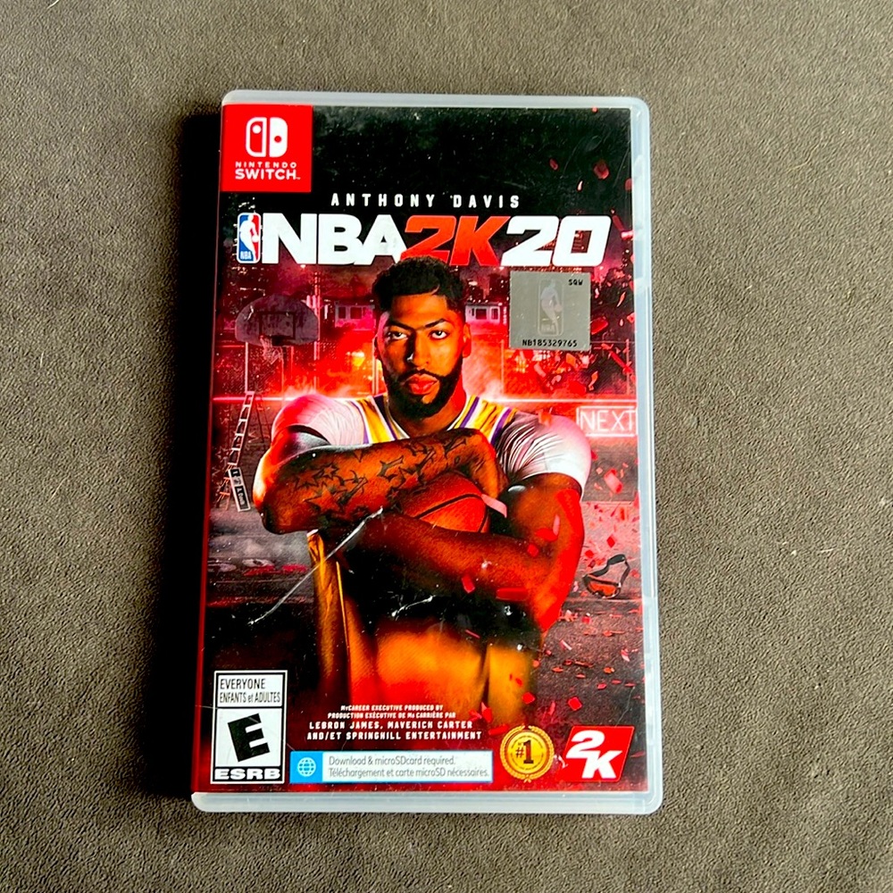 Nintendo switch Anthony Davis NBA2K20 game